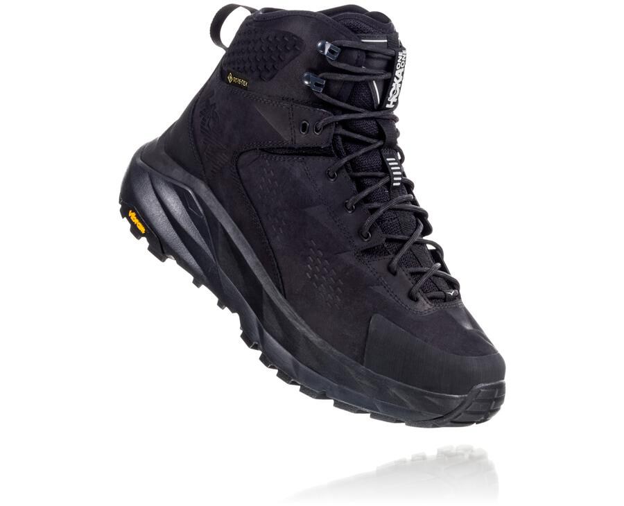 Hoka One One Kaha Gore-Tex - Men Hiking Boots - Black,Australia VWQ-154972